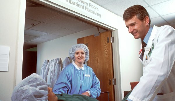Hospital Room and Patient and doctor