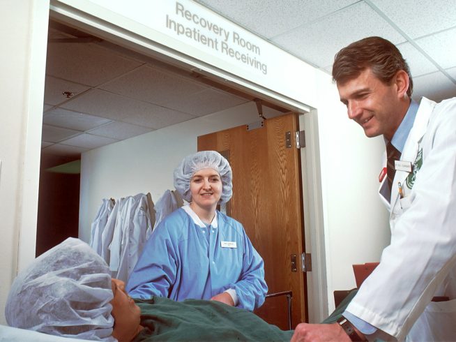 Hospital Room and Patient and doctor
